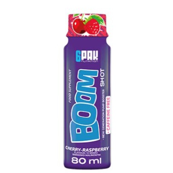 6 Pak Nutrition Boom Shot 24x80 мл на изгодни цени 6 Pak Nutrition Boom Shot 24x80 мл на супер цена