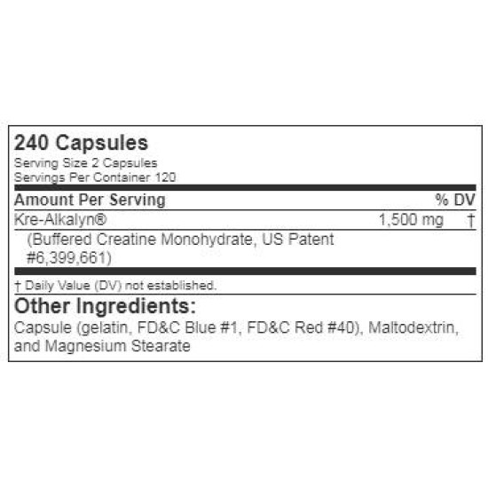 All American EFX Kre-Alkalyn EFX Capsules 240 капсули на супер цена