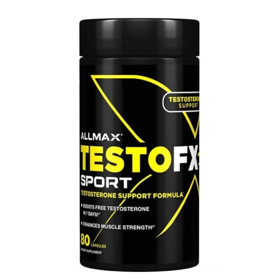 ALLMAXTESTOFX SPORT: TESTOSTERONE SUPPORT 80 капсули на супер цена