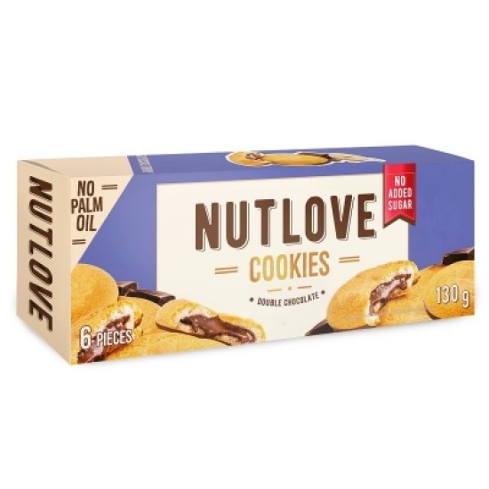 ALLNUTRITION NutLove Cookie - Double Chocolate - Диетичен Десерт - 128 gr на супер цена