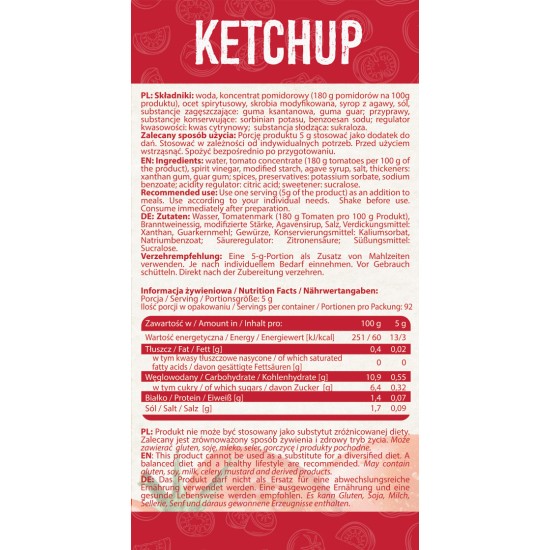 Allnutrition Sauce Ketchup 460 гр на супер цена