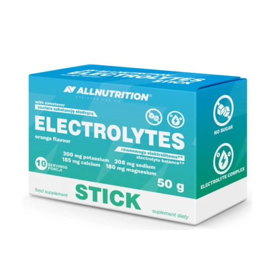 Allnutrition Electrolytes Stick 10 сашета на изгодни цени Allnutrition Electrolytes Stick 10 сашета на супер цена