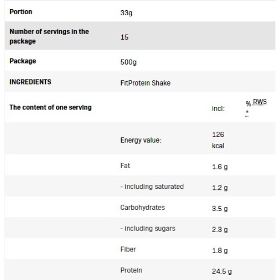 Allnutrition FitProtein Shake / 500 gr  на супер цена