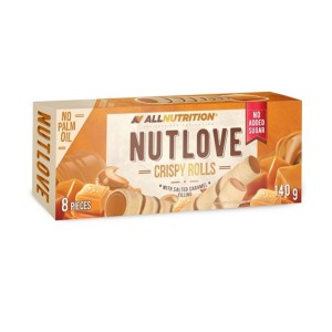 NutLove Crispy Rolls - Salted Caramel 140 грама - Диетичен Десерт