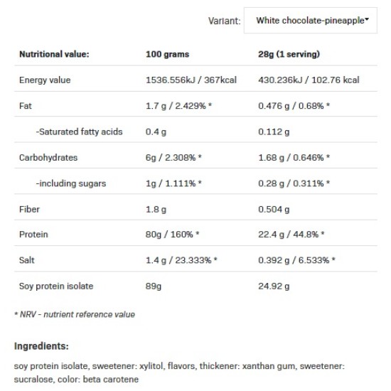 Allnutrition Soy Protein 500 гр на супер цена