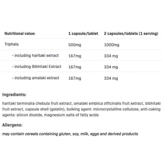AllNutrition Triphala 100 капсули на супер цена