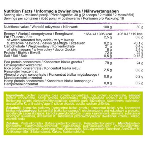 Allnutrition Vegan Pea Protein 500 гр на супер цена