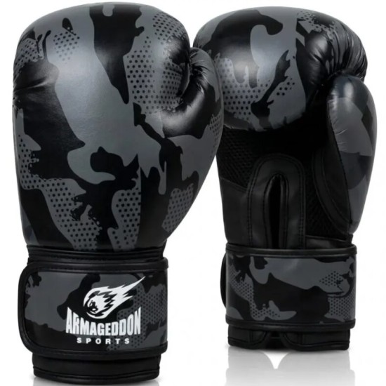 Armageddon Sports Боксови ръкавици Black Camo на супер цена