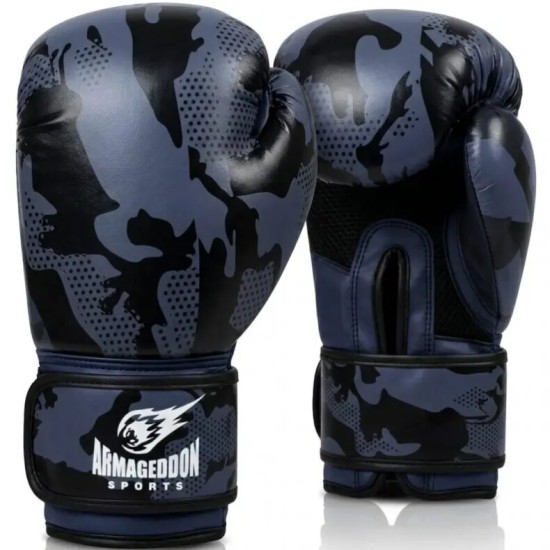 Armageddon Sports Боксови ръкавици Indigo Camo на супер цена