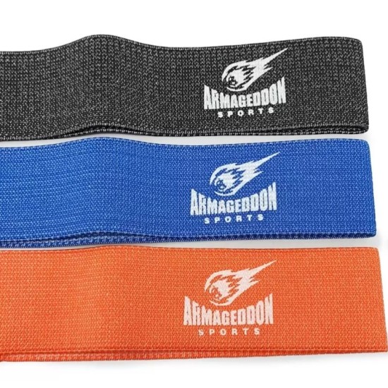 Armageddon Sports Тренировъчен ластик от текстил за тренировка на крака на супер цена