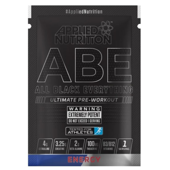 Applied Nutrition ABE Sample Sachet | All Black Everything Pre-Workout 10,5 гр на супер цена