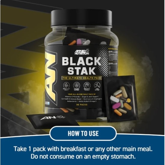 Applied Nutrition Black Stak - The Ultimate Health Pack 30 пакета на супер цена