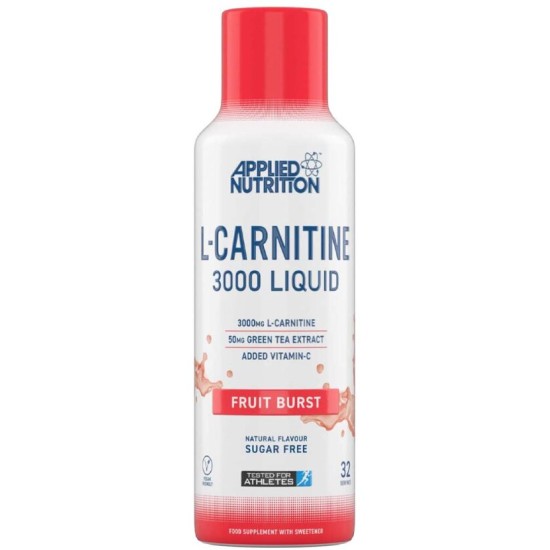 Applied Nutrition L-Carnitine Liquid 3000 With Green Tea 480 мл на изгодни цени Applied Nutrition L-Carnitine Liquid 3000 With Green Tea 480 мл на супер цена