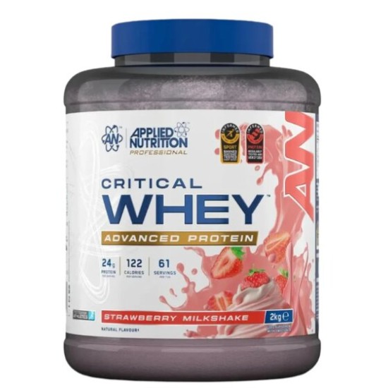 Critical Whey | Advanced Protein Blend 2000 гр / 67 дози Ягода на супер цена