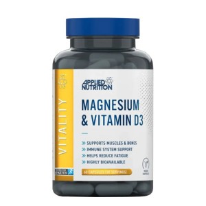 Applied Nutrition Magnesium & Vitamin D3 60 капсули