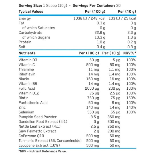 Applied Nutrition Agewell 40+ Prostate Support 300 гр на супер цена