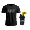 1+1 FREE APPLIED ABE T-SHIRT + ABE - All Black Everything | Bullet Shaker 500 мл