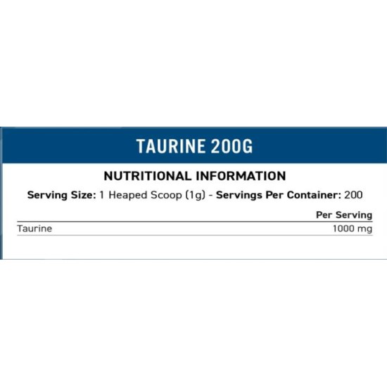 Applied Nutrition Taurine Powder 200 гр на супер цена