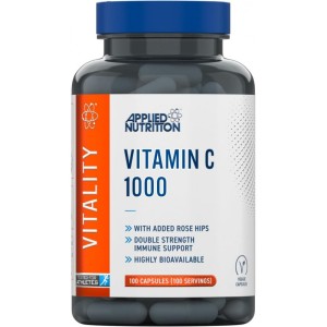 Applied Nutrition Vitamin C 1000mg with Rose Hips - Витамин C 100 таблетки