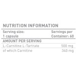 Battery Nutrition Carnitine 60 капсули на изгодни цени Battery Nutrition Carnitine 60 капсули на супер цена