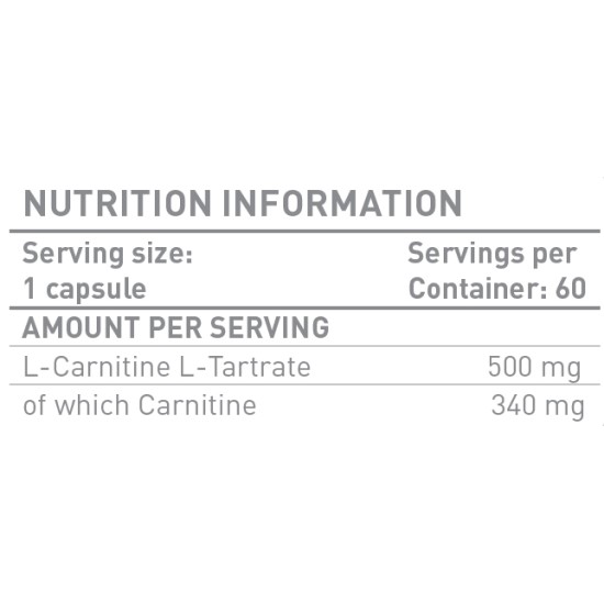 Battery Nutrition Carnitine 60 капсули на изгодни цени Battery Nutrition Carnitine 60 капсули на супер цена