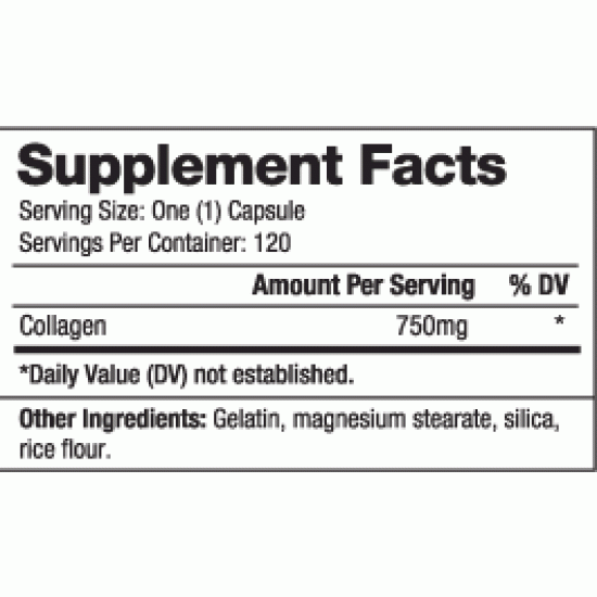 Biovea Collagen 750mg - Колаген - 120 caps на изгодни цени Biovea Collagen 750mg - Колаген - 120 caps на супер цена