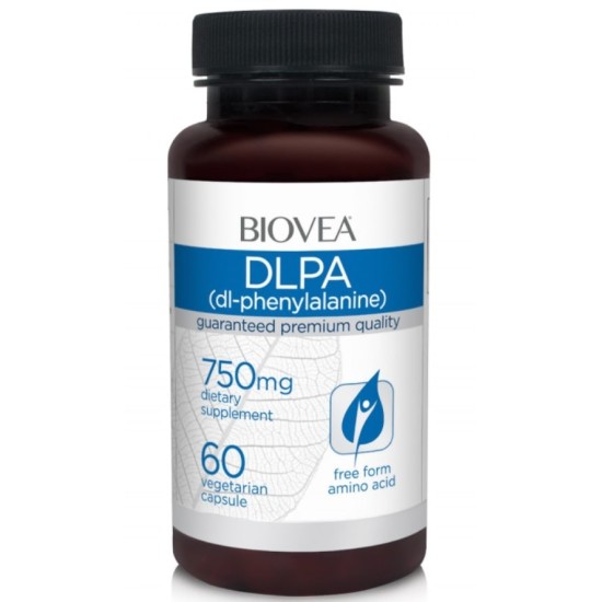 Biovea DLPA - DL-Phenylalanine 750 мг / 60 капсули на супер цена