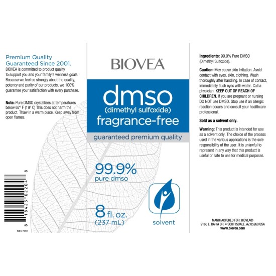 Biovea DMSO Liquid 237 мл на супер цена
