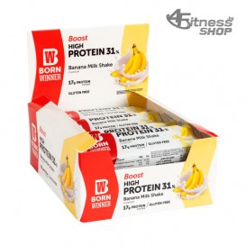 BORN WINNER Boost High Protein Bar 31% Banana Milk Shake 12х55 гр