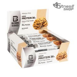BORN WINNER Mega Pro High Protein Bar 36% Choco Chip Cookie 12x85 гр