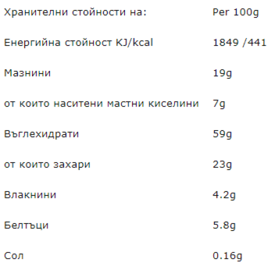 Born Winner Flapjack Боровинка 12x90 гр на супер цена