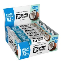 BORN WINNER Active High Protein Bar 33% coconut 12x60 гр