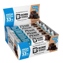 BORN WINNER Active High Protein Bar 33% Double Chocolate 12x60 гр