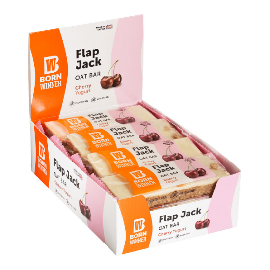 Born Winner Flapjack Череша с йогурт 12x100гр на изгодни цени Born Winner Flapjack Череша с йогурт 12x100гр на супер цена