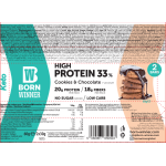 BORN WINNER Keto High Protein bar 33% Cookies & Chocolate 12x60 гр на супер цена
