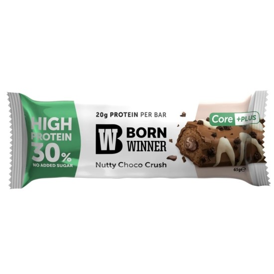 Born Winner CORE Plus Protein 30% Bar Nutty Choco Crush 65 гр на супер цена