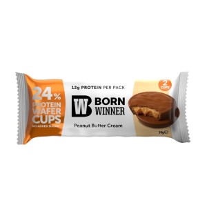 BORN WINNER Protein Wafer Cups Peanut Butter Cream 50 гр BORN WINNER Protein Wafer Cups Peanut Butter Cream 50 гр