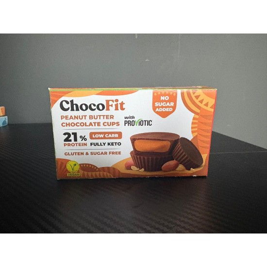 Choco Fit Peanut Butter Chocolate Cups 22% protein 33 гр (3x11) на супер цена