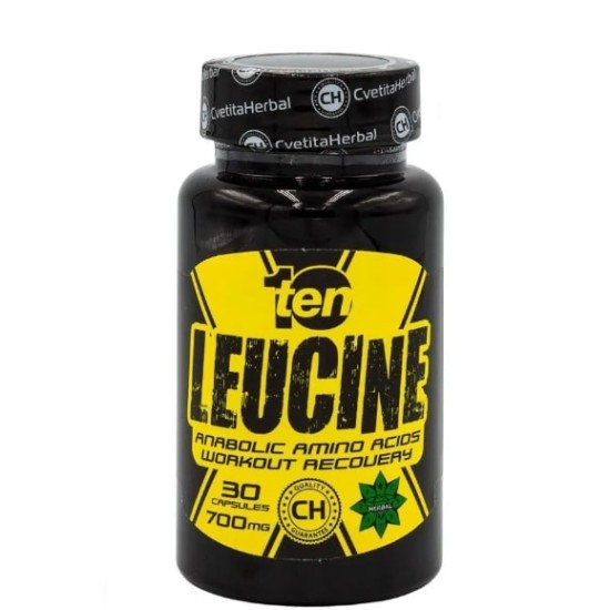 Cvetita Herbal 10/ten Leucine – Левцин – 700 мг / 30 капсули на супер цена