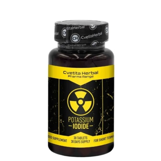 Cvetita Herbal Potassium Iodide – Калиев Йодид 200мкг/ 30 таблетки на супер цена