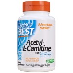 Doctor's Best Acetyl-L-Carnitine 500 мг / 60 капсули на супер цена