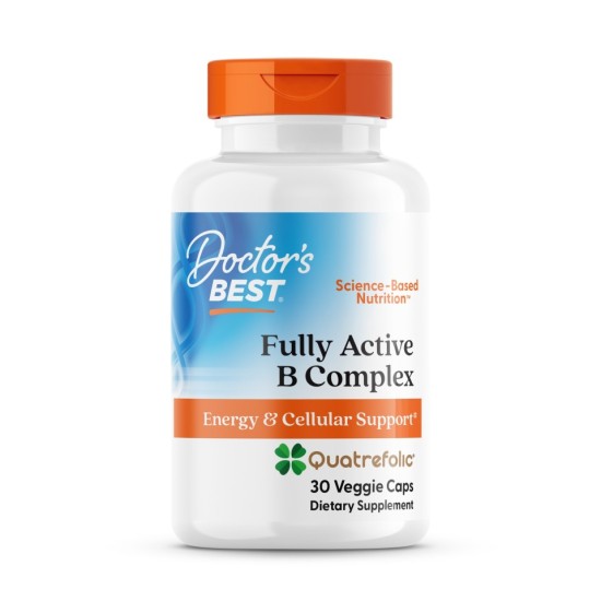 Doctor's Best Fully Active B Complex 30 капсули на супер цена