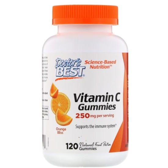 Doctor's Best Vitamin C | Chewable Gummies 120 желирани бонбони на супер цена