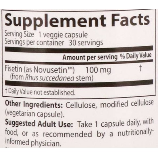 Doctor's Best Fisetin 100 мг / 30 капсули на супер цена