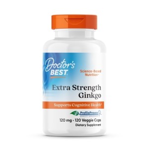 Doctor's Best Extra Strength Ginkgo 120 мг / 120 капсули Doctor's Best Extra Strength Ginkgo 120 мг / 120 капсули
