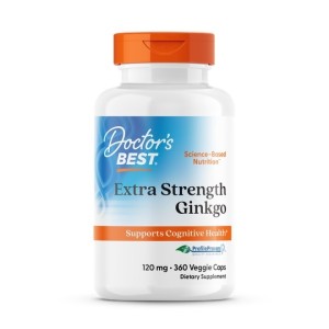 Doctor's Best BEST Extra Strength Ginkgo 120 мг / 360 капсули Doctor's Best BEST Extra Strength Ginkgo 120 мг / 360 капсули