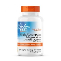 Doctor's Best High Absorption Magnesium Chelated 120 таблетки Doctor's Best High Absorption Magnesium Chelated 120 таблетки