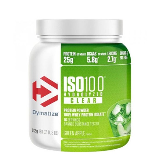 DYMATIZE ISO 100 Hydrolyzed Clear 512 гр на изгодни цени DYMATIZE ISO 100 Hydrolyzed Clear 512 гр на супер цена