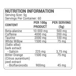 Dorian Yates Nutrition BlackBombs Powder | Thermogenic Fat Burner 300 гр на супер цена