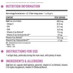 Dorian Yates Nutrition DY Life Cod Liver Oil 408.8 мг | with Vitamin A & D3 60 гел капсули на супер цена